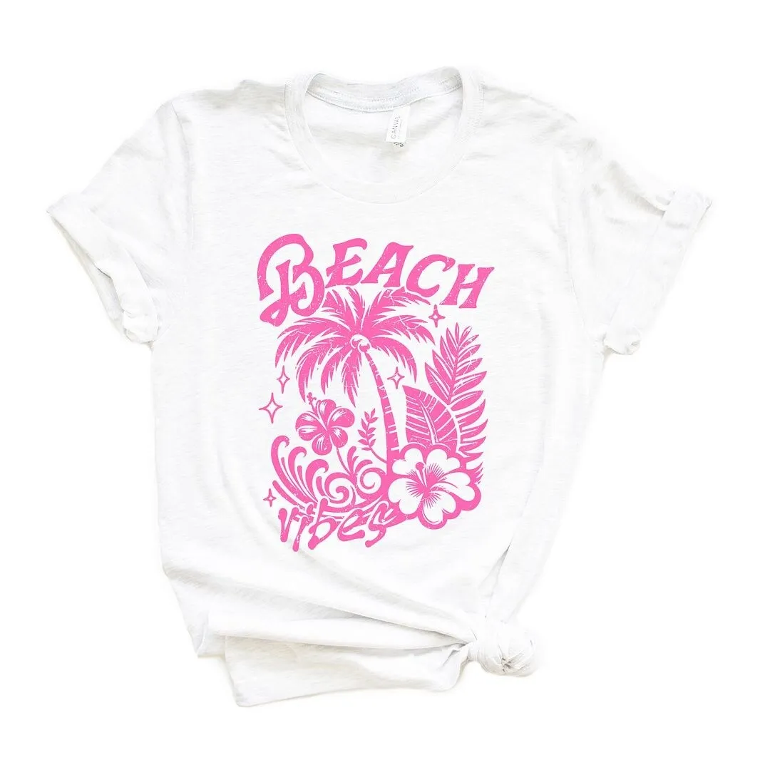 Beach Vibes Distressed Short Sleeve Crewnneck Tee sold by Zulily product image thumbnail 3