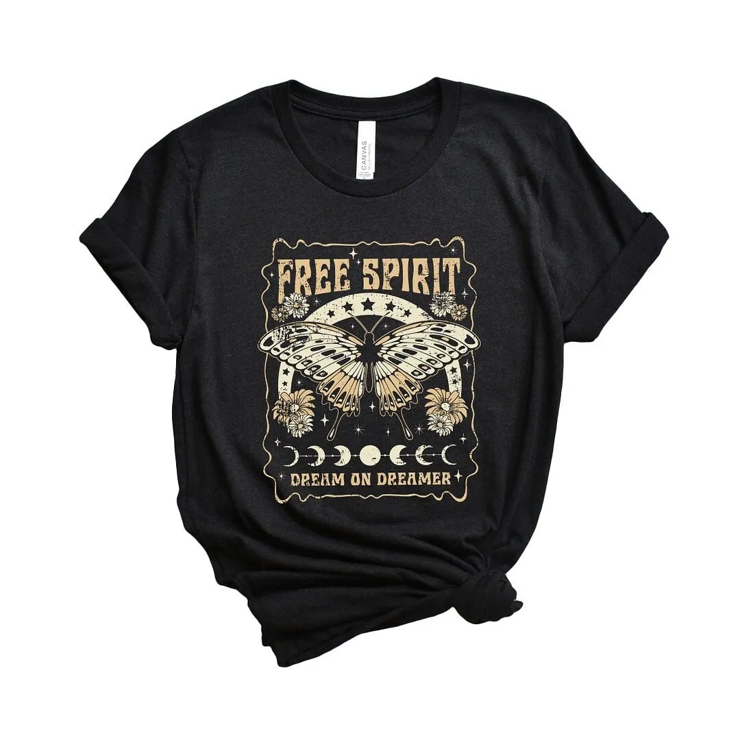 Free Spirit Butterfly Short Sleeve Crewnneck Tee sold by Zulily product image thumbnail 4