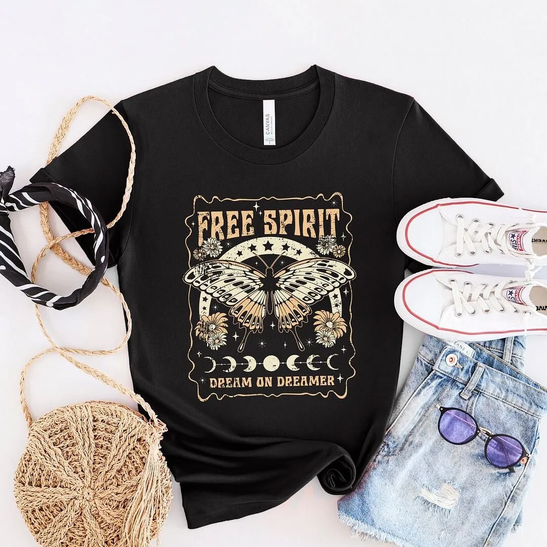 Free Spirit Butterfly Short Sleeve Crewnneck Tee sold by Zulily product image thumbnail 5