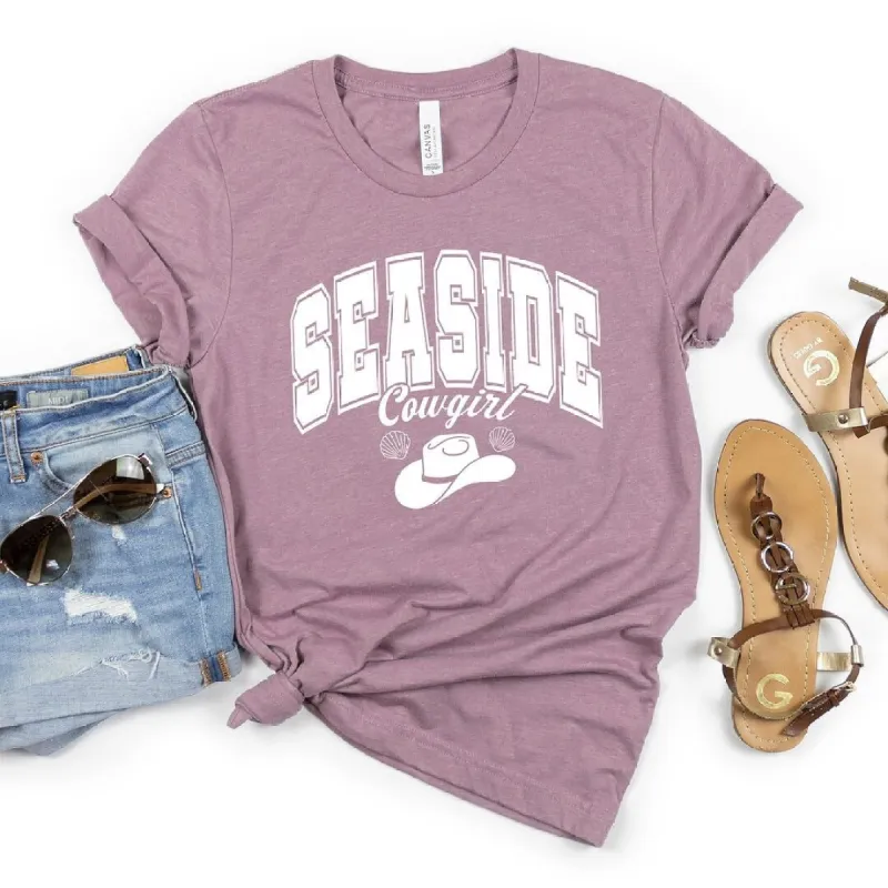 Seaside Cowgirl Short Sleeve Crewnneck Tee sold by Zulily