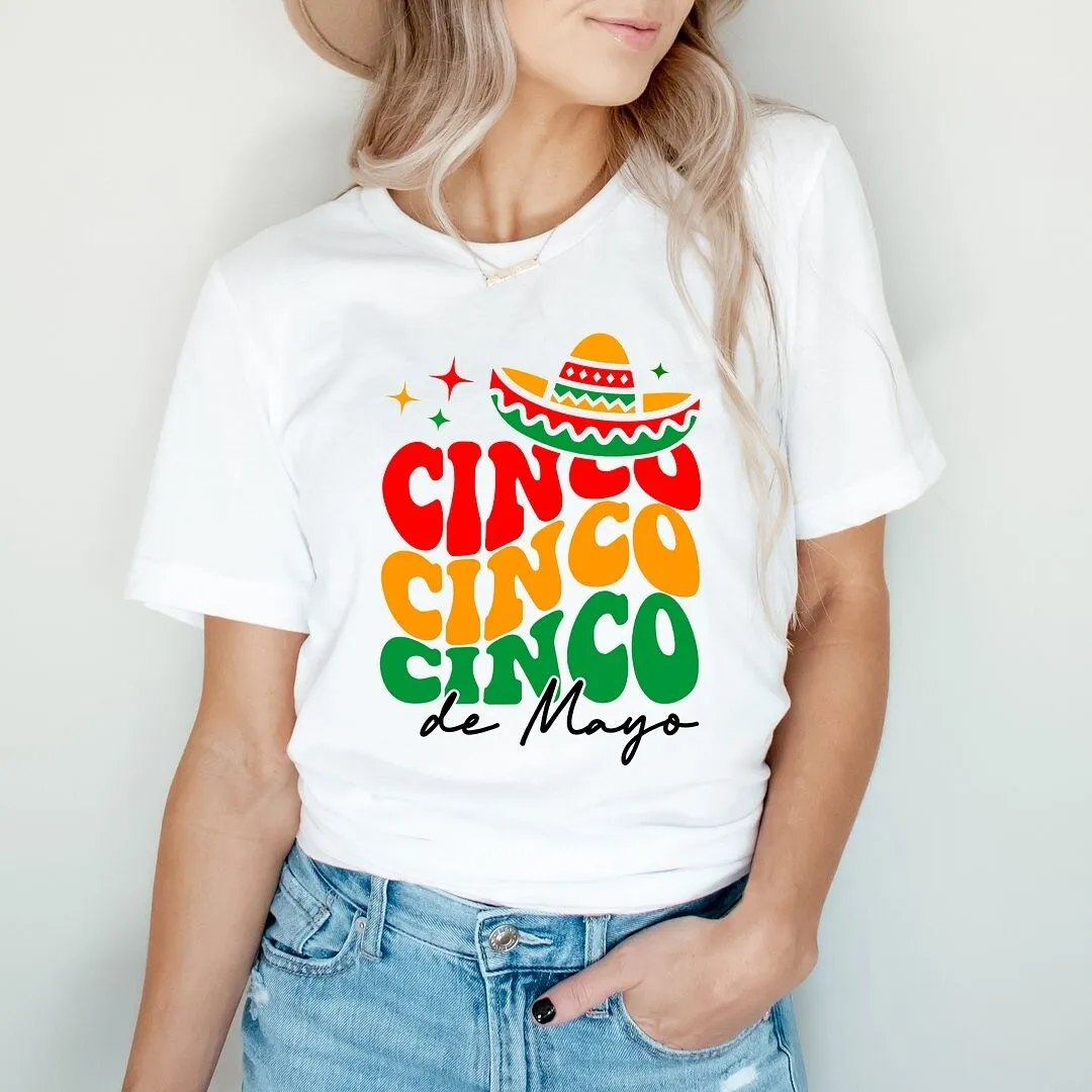 Cinco De Mayo Stacked Short Sleeve Crewnneck Tee sold by Zulily product image thumbnail 4