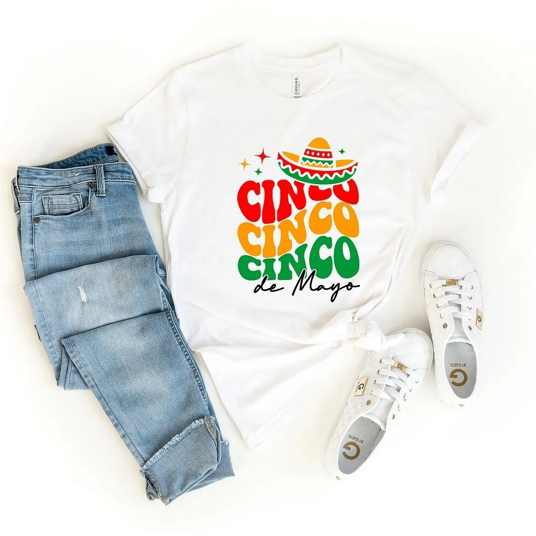 Cinco De Mayo Stacked Short Sleeve Crewnneck Tee sold by Zulily product image thumbnail 5