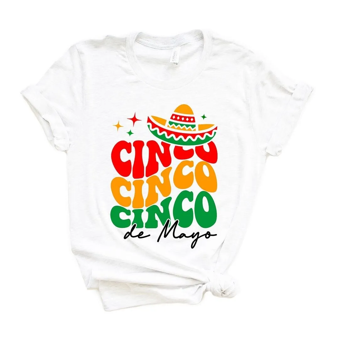 Cinco De Mayo Stacked Short Sleeve Crewnneck Tee sold by Zulily product image thumbnail 3