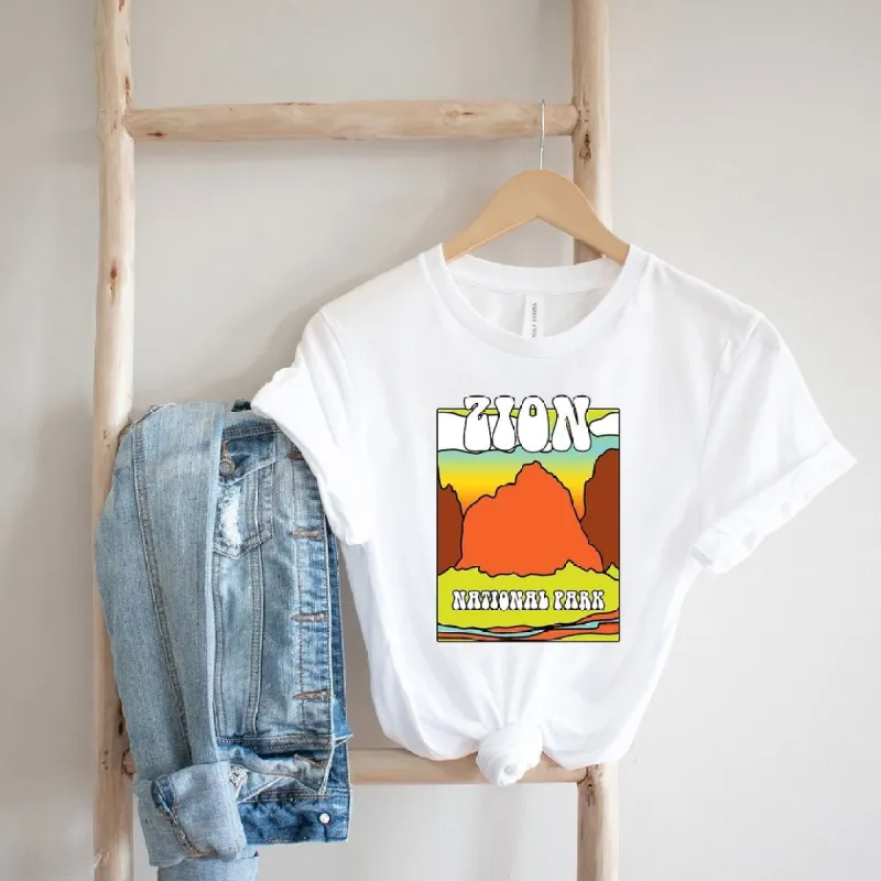 Vintage Zion Short Sleeve Crewnneck Tee sold by Zulily