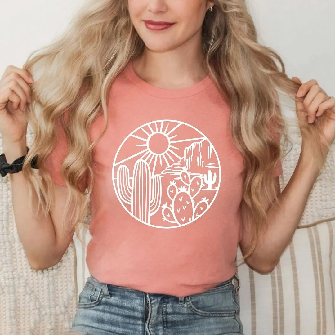 Desert Circle Short Sleeve Crewnneck Tee sold by Zulily product image thumbnail 4