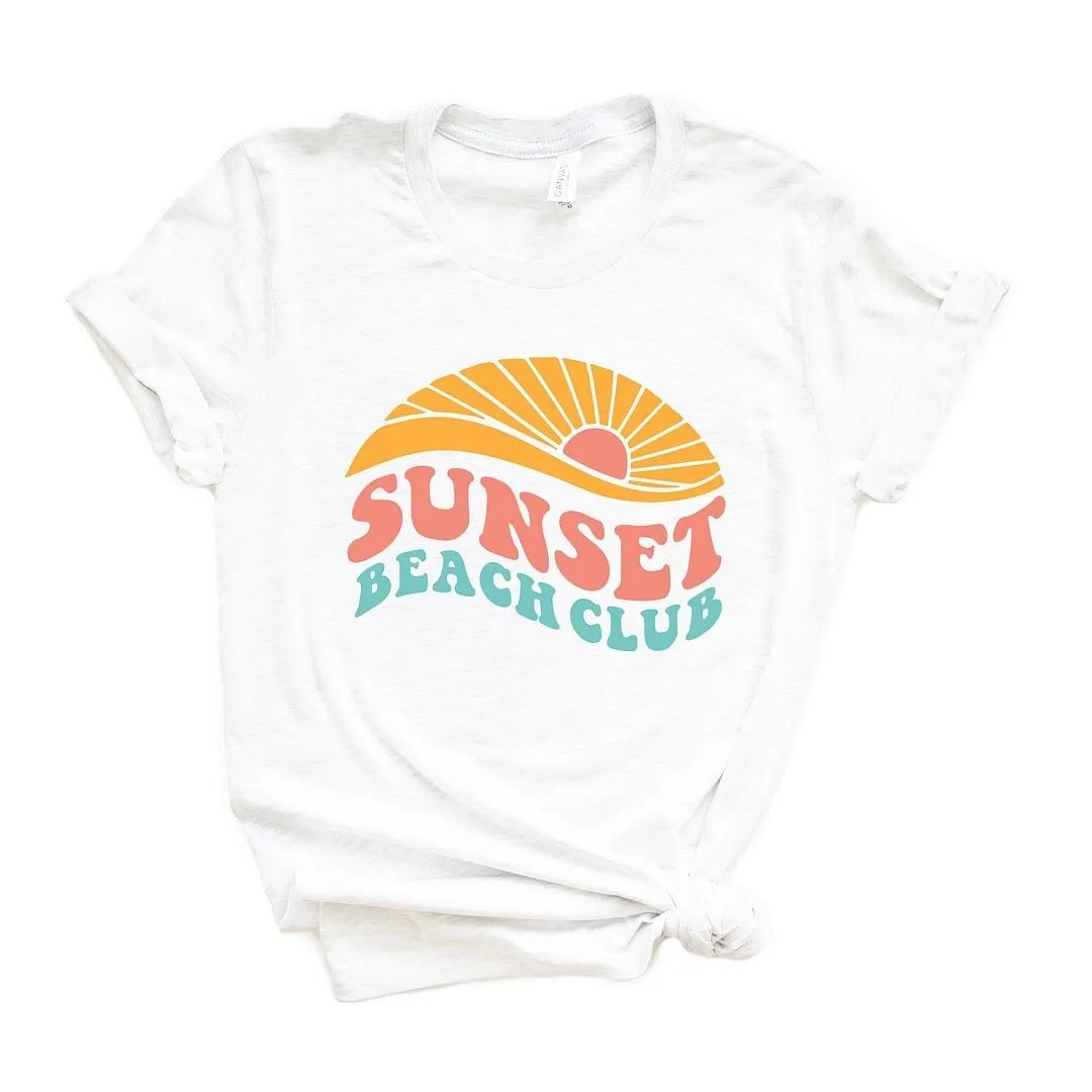 Sunset Beach Club Short Sleeve Crewnneck Tee sold by Zulily product image thumbnail 5
