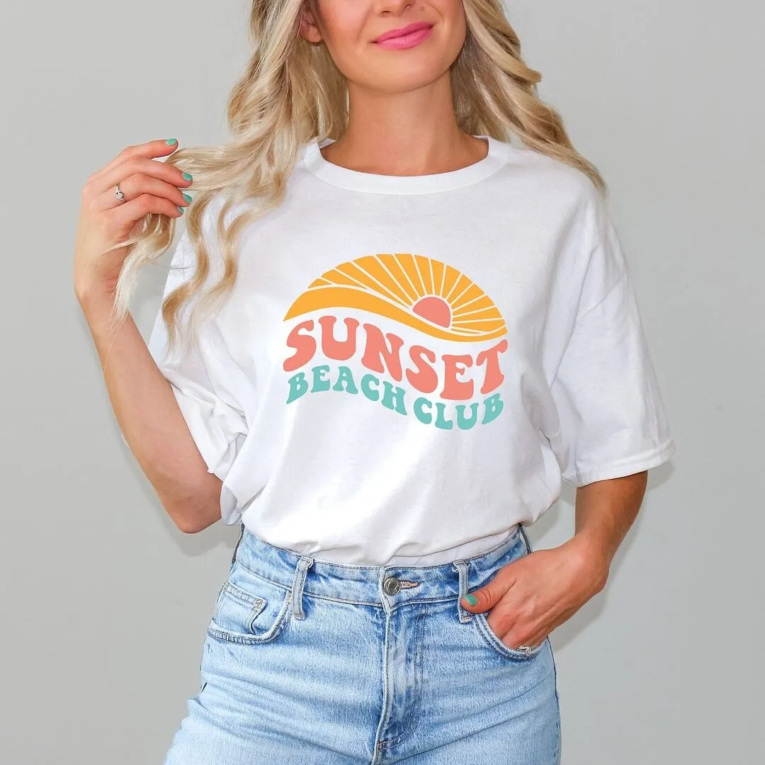 Sunset Beach Club Short Sleeve Crewnneck Tee sold by Zulily product image thumbnail 2