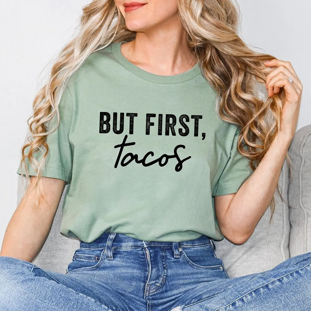 But First, Tacos Short Sleeve Crewnneck Tee sold by Zulily product image thumbnail 2