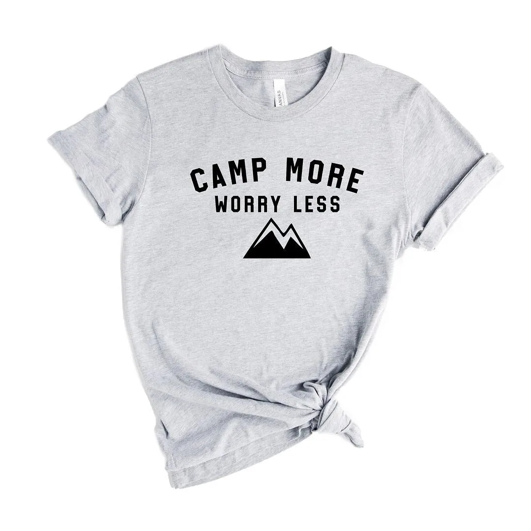 Camp More Mountain Short Sleeve Crewnneck Tee sold by Zulily