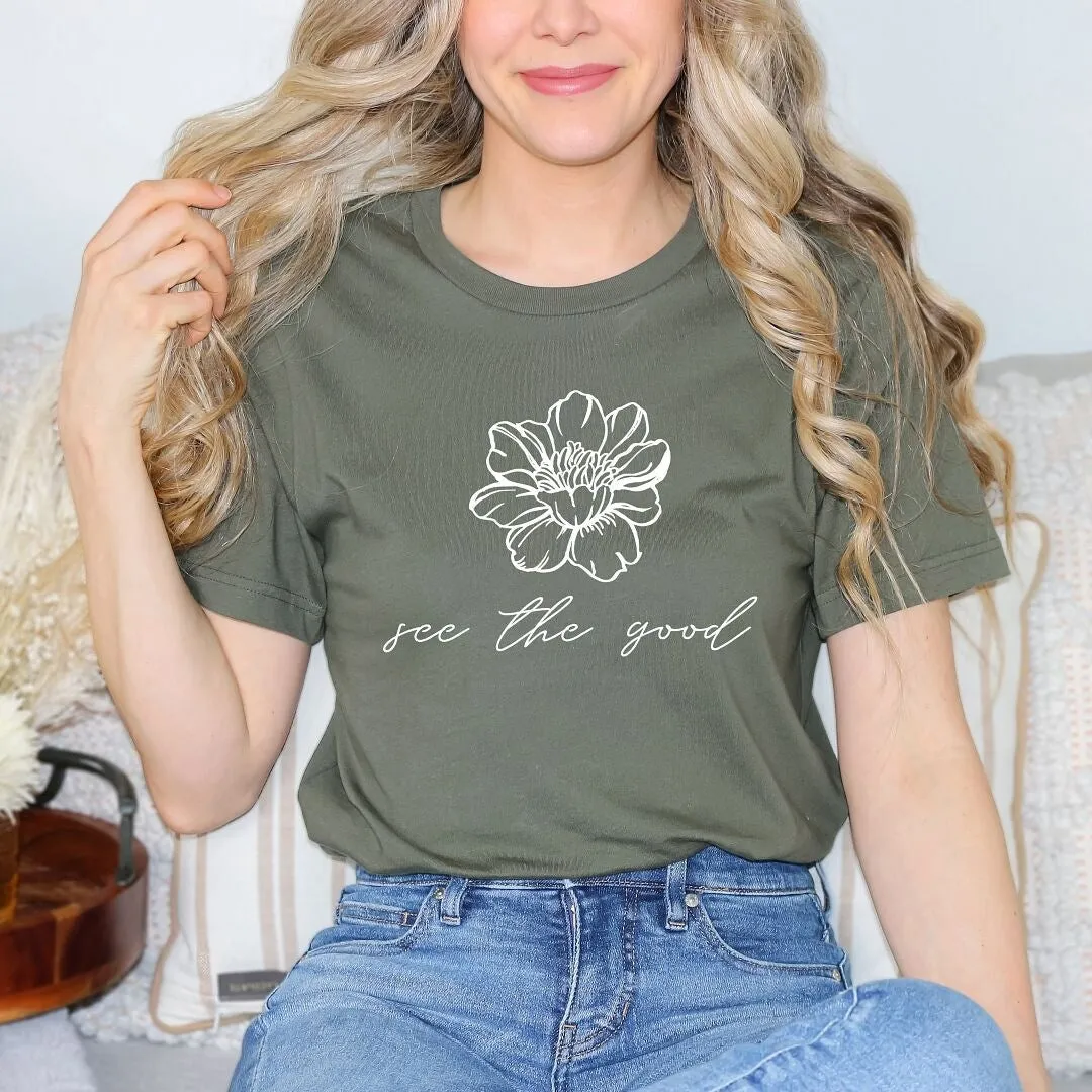 See The Good Wildflower Short Sleeve Crewnneck Tee sold by Zulily product image thumbnail 2