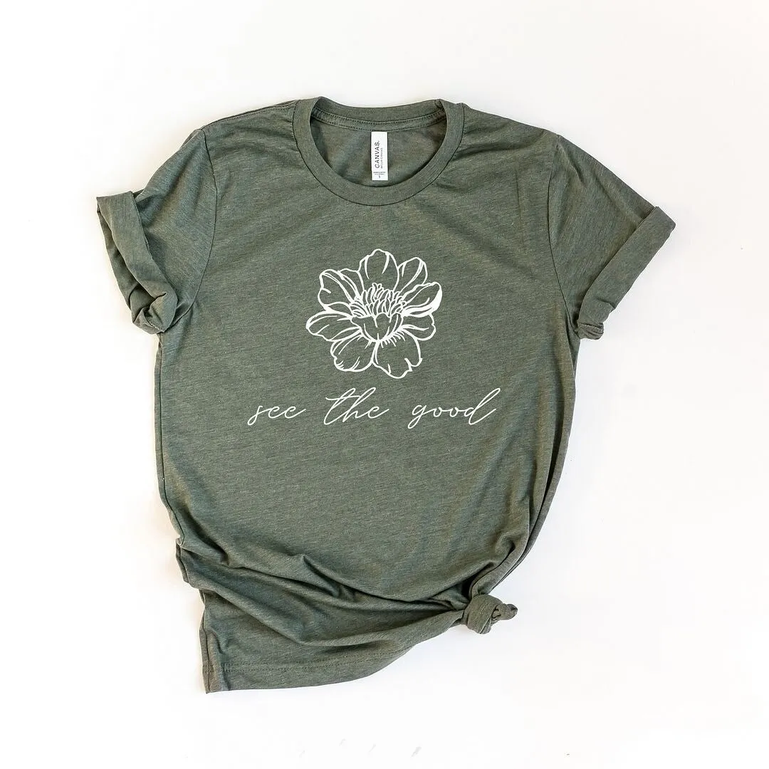 See The Good Wildflower Short Sleeve Crewnneck Tee sold by Zulily product image thumbnail 4
