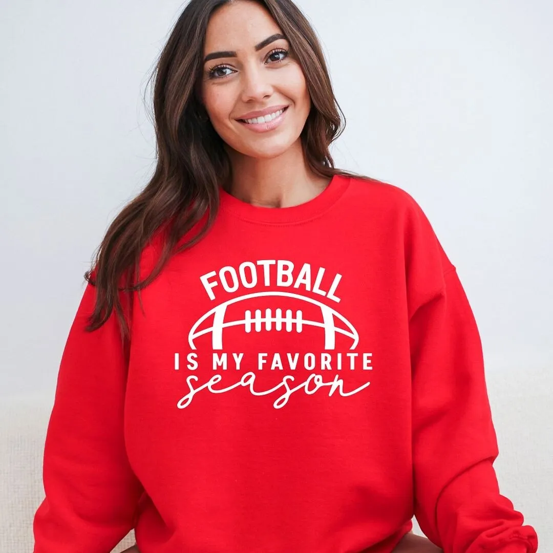 Football Is My Favorite Season Ball Graphic Sweatshirt sold by Zulily