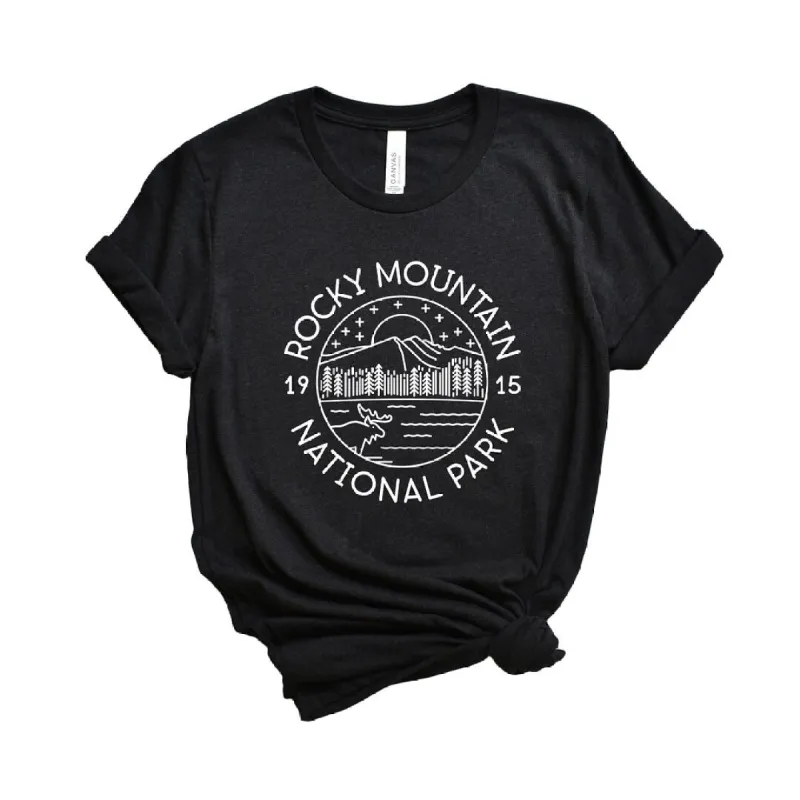 Rocky Mountain National Park Short Sleeve Crewnneck Tee sold by Zulily