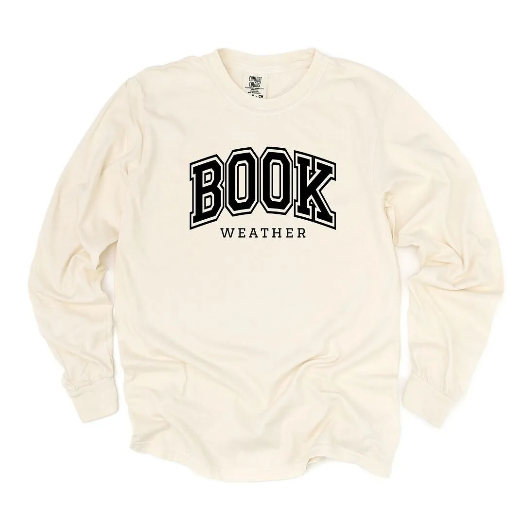 Book Weather Varsity Garment Dyed Long Sleeve sold by Zulily product image thumbnail 4