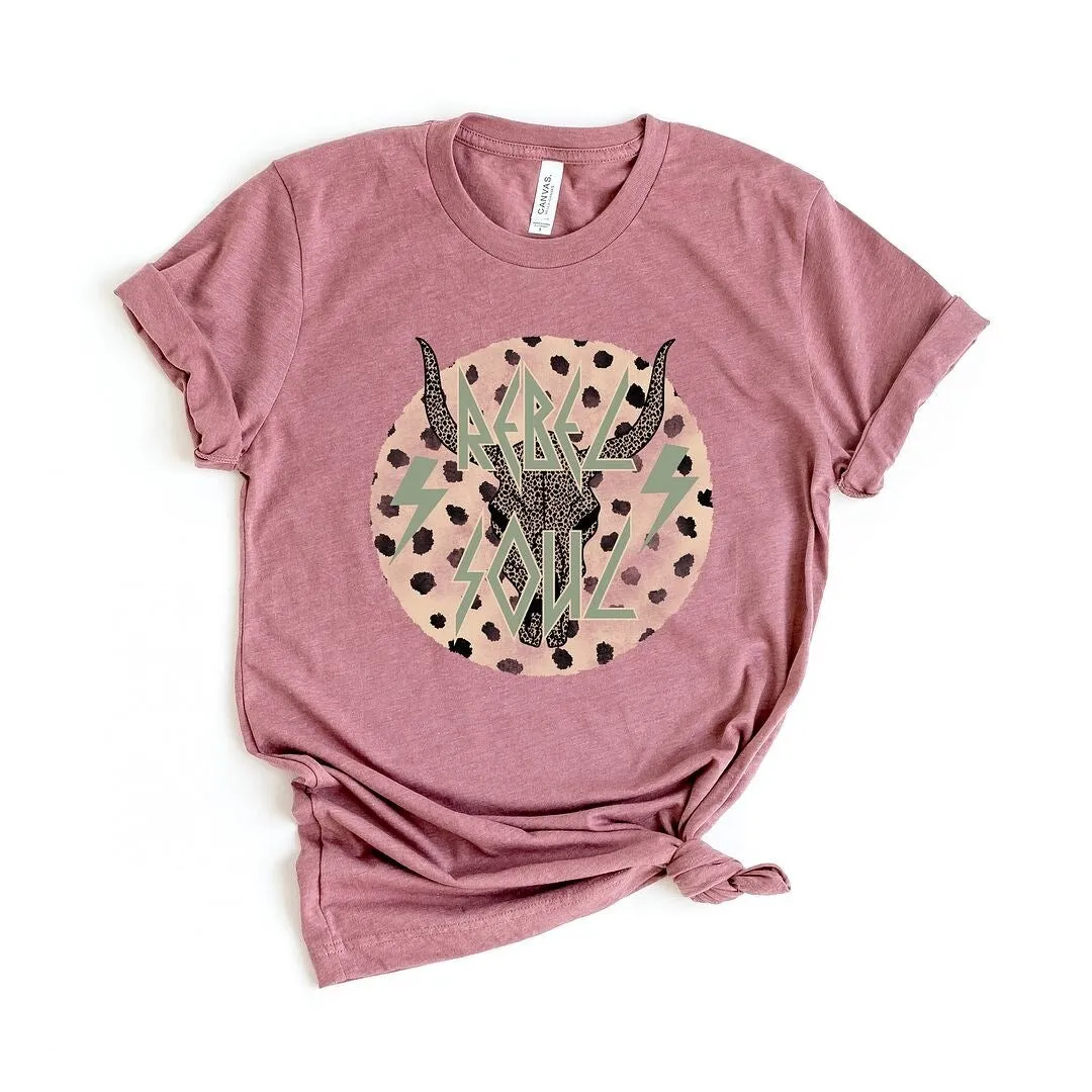 Boho Rebel Soul Short Sleeve Crewnneck Tee sold by Zulily