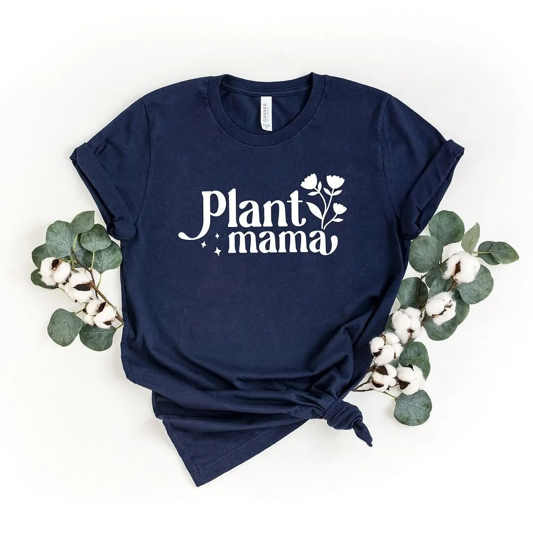 Floral Plant Mama Short Sleeve Crewnneck Tee sold by Zulily
