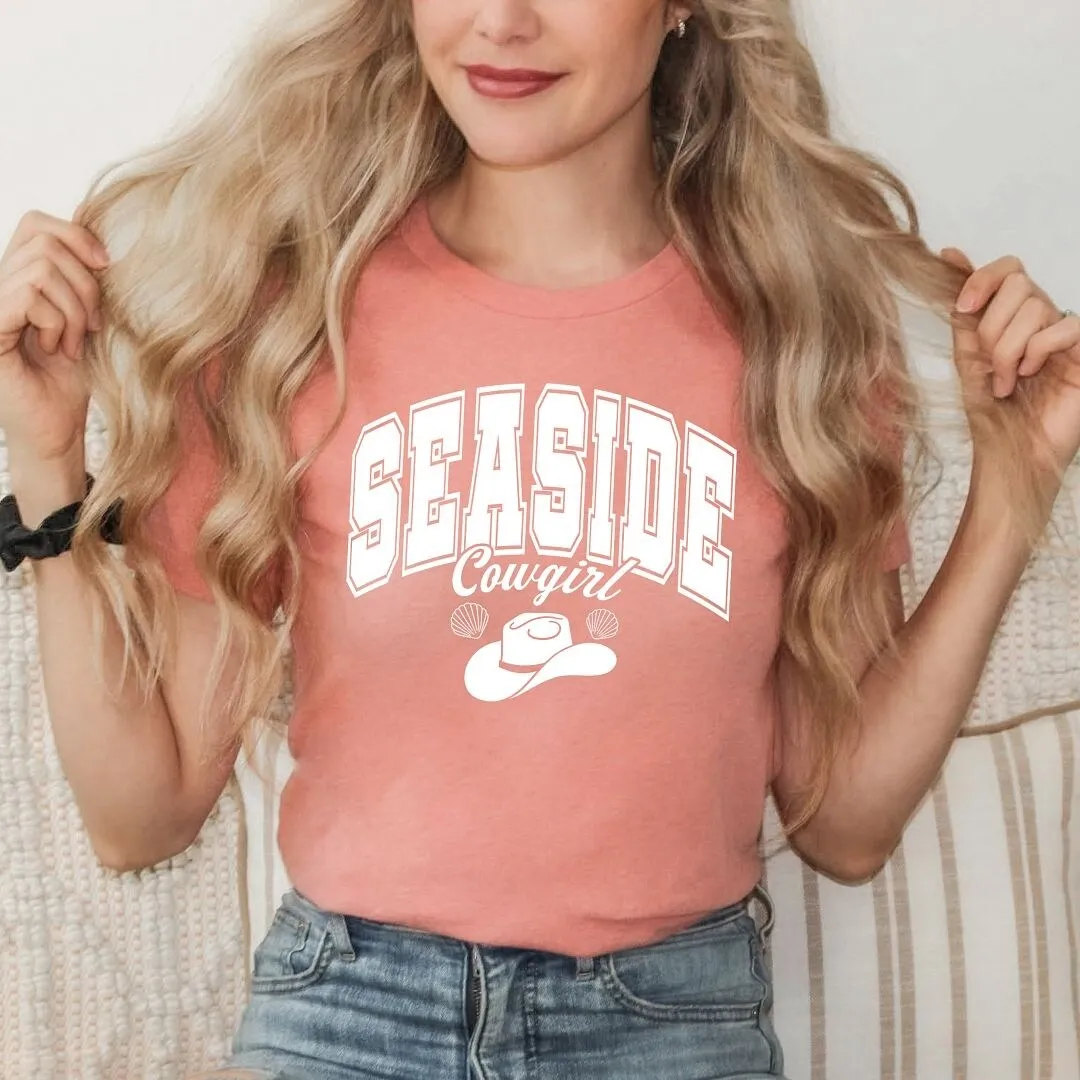 Seaside Cowgirl Short Sleeve Crewnneck Tee sold by Zulily