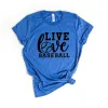 Live Love Baseball Short Sleeve Crewnneck Tee sold by Zulily