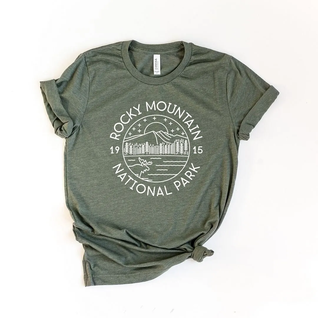 Rocky Mountain National Park Short Sleeve Crewnneck Tee sold by Zulily product image thumbnail 3