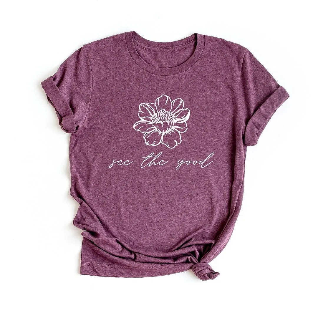 See The Good Wildflower Short Sleeve Crewnneck Tee sold by Zulily product image thumbnail 2