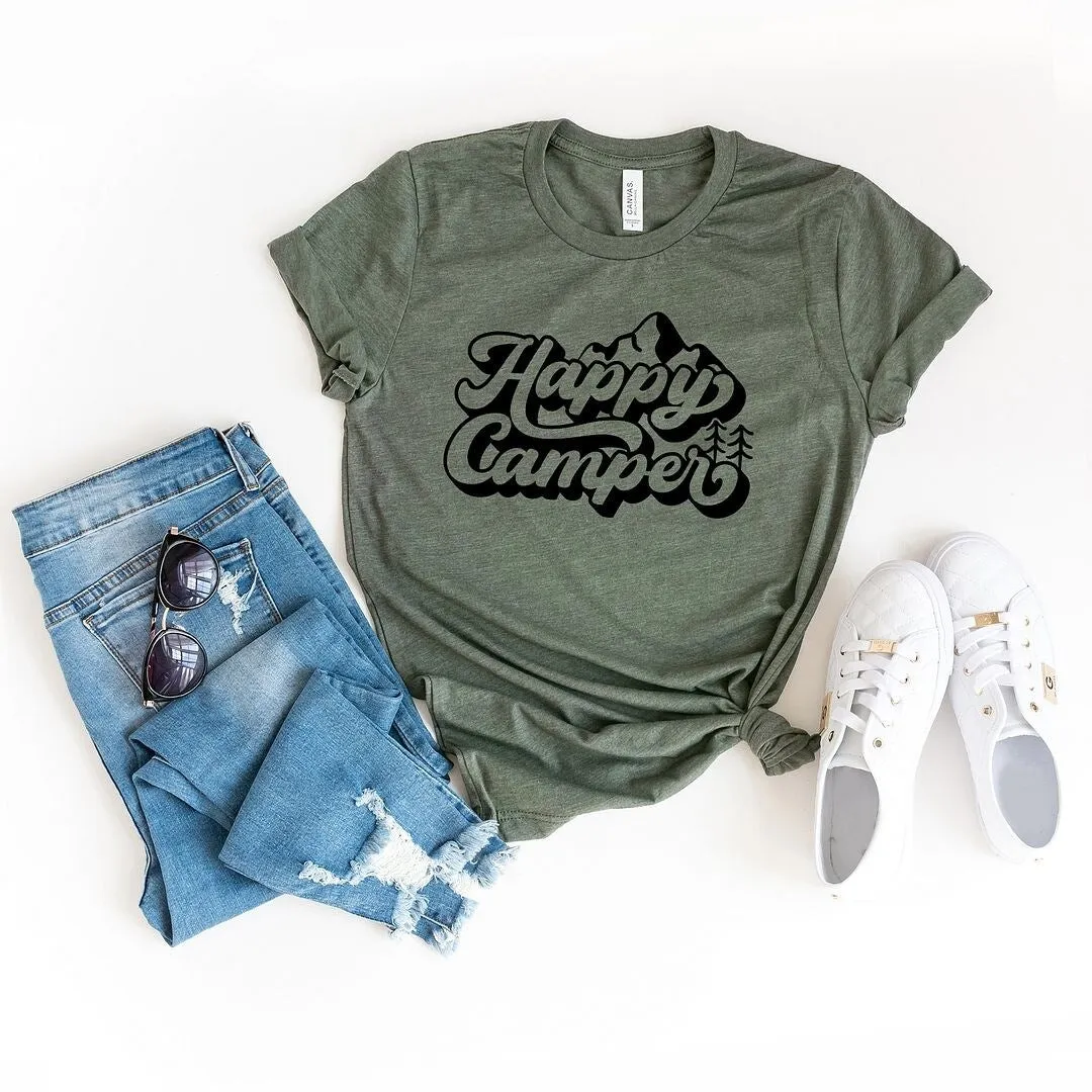 Happy Camper Mountain Short Sleeve Crewnneck Tee sold by Zulily product image thumbnail 5