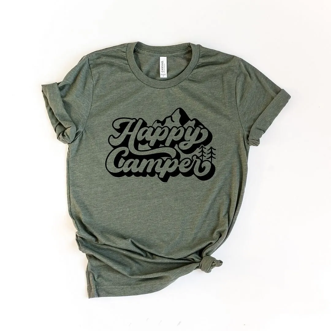 Happy Camper Mountain Short Sleeve Crewnneck Tee sold by Zulily product image thumbnail 3