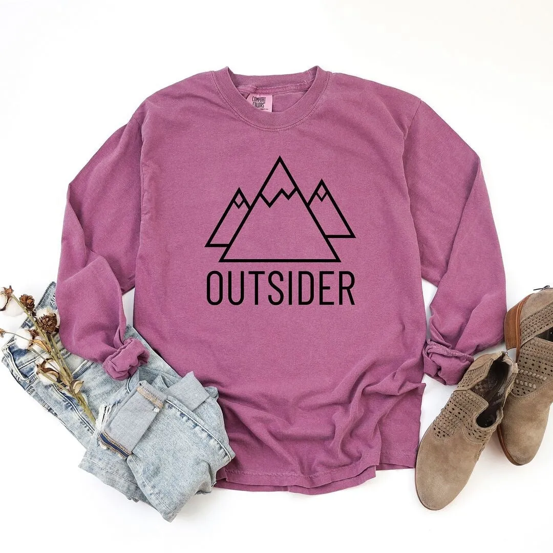 Outsider Mountains Garment Dyed Long Sleeve sold by Zulily product image thumbnail 3