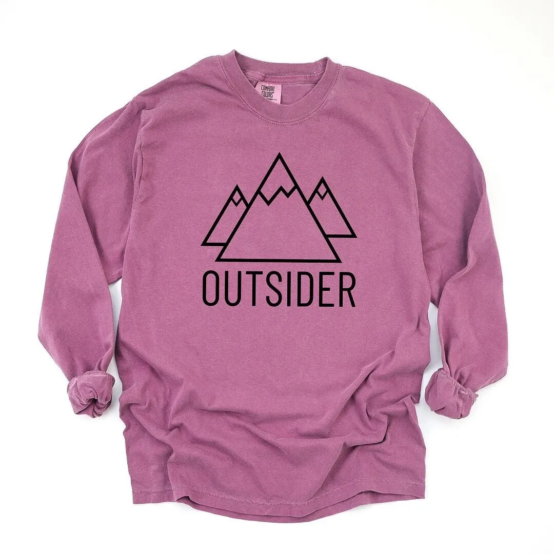 Outsider Mountains Garment Dyed Long Sleeve sold by Zulily