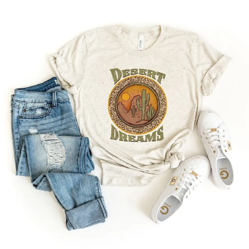 Desert Dreams Circle Short Sleeve Crewnneck Tee sold by Zulily