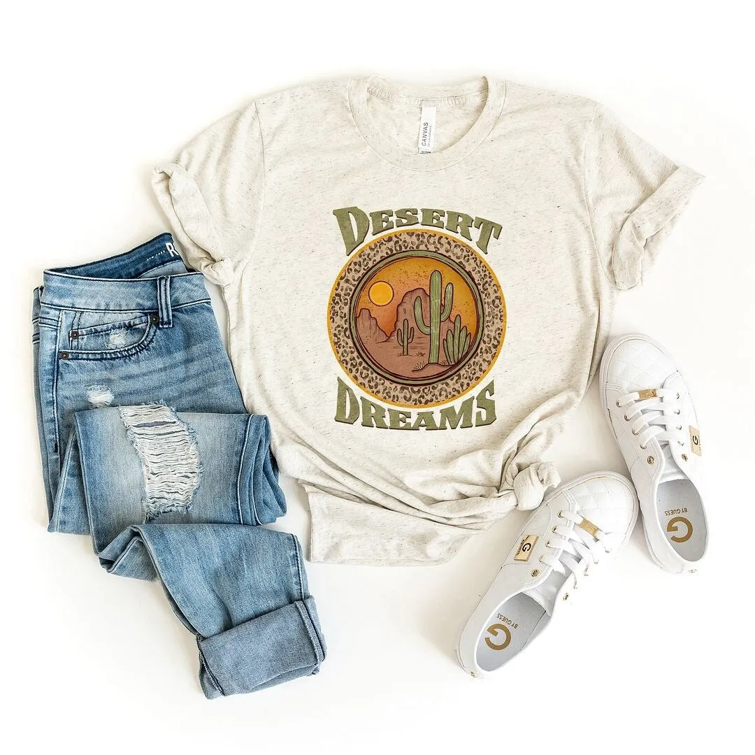 Desert Dreams Circle Short Sleeve Crewnneck Tee sold by Zulily