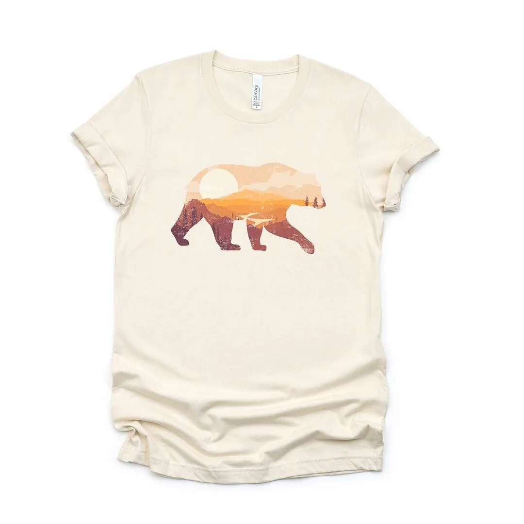 Bear Sunset Valley Short Sleeve Crewnneck Tee sold by Zulily product image thumbnail 3