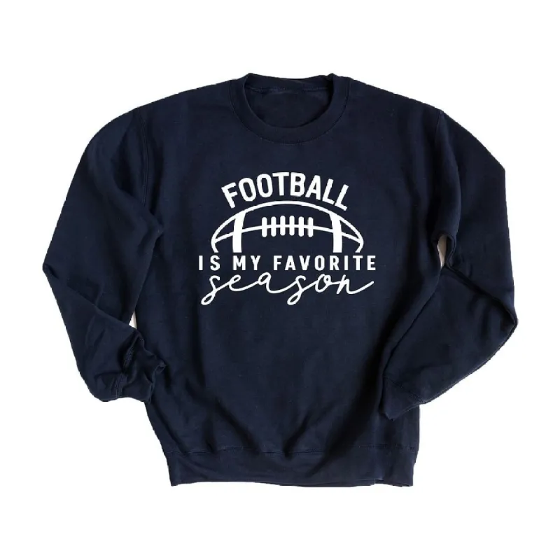 Football Is My Favorite Season Ball Graphic Sweatshirt sold by Zulily