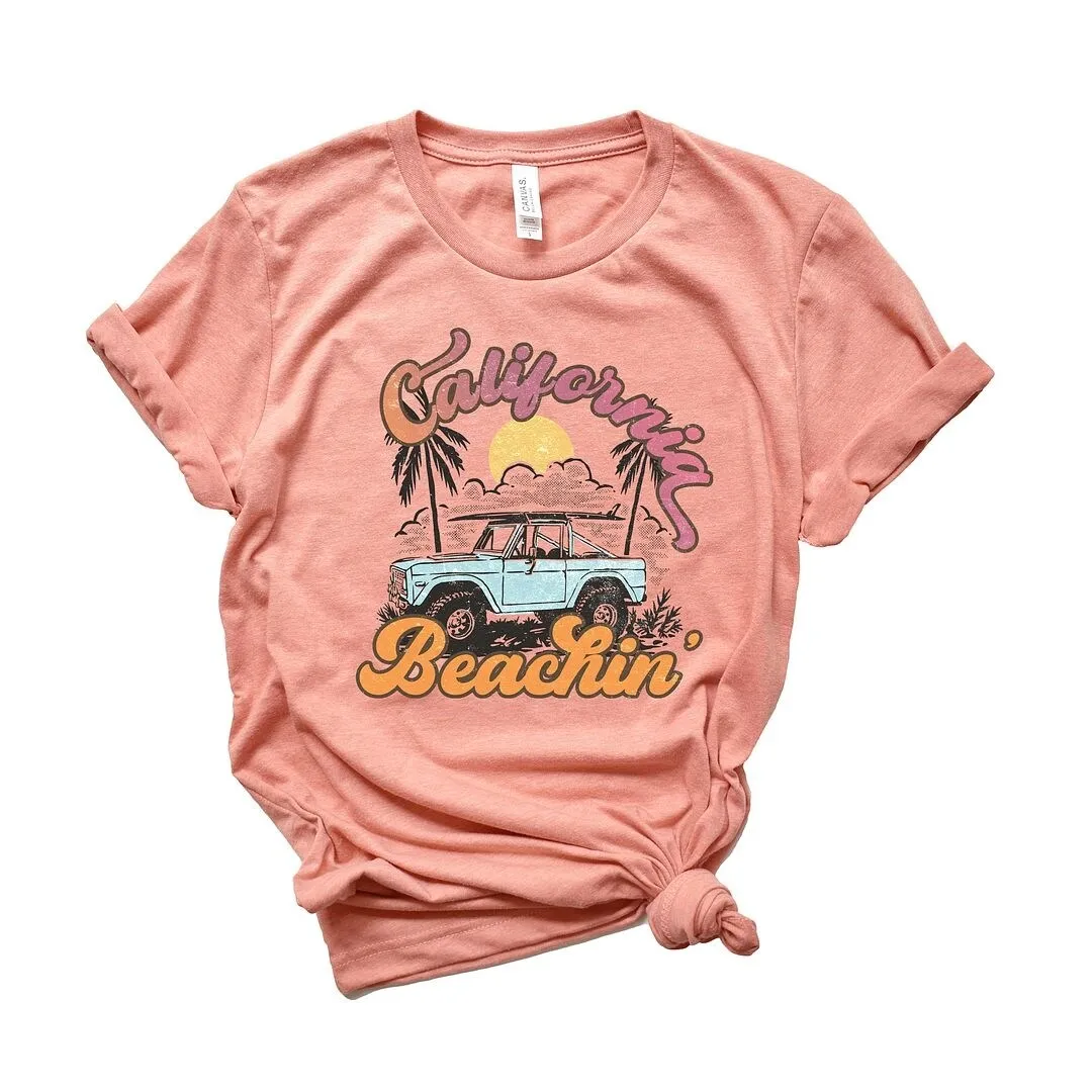 California Beachin' Car Short Sleeve Crewnneck Tee sold by Zulily product image thumbnail 5