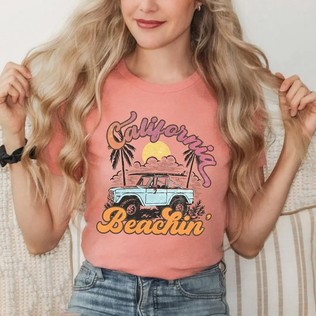 California Beachin' Car Short Sleeve Crewnneck Tee sold by Zulily product image thumbnail 2