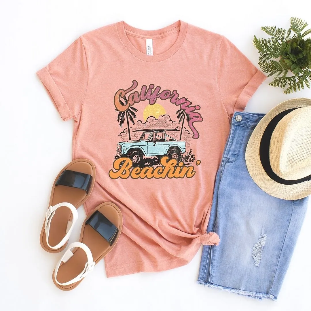 California Beachin' Car Short Sleeve Crewnneck Tee sold by Zulily product image thumbnail 4