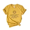 Sun Over Ocean Short Sleeve Crewnneck Tee sold by Zulily