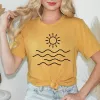 Sun Over Ocean Short Sleeve Crewnneck Tee sold by Zulily