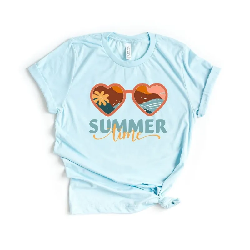 Boho Summer Time Sunglasses Short Sleeve Crewnneck Tee sold by Zulily