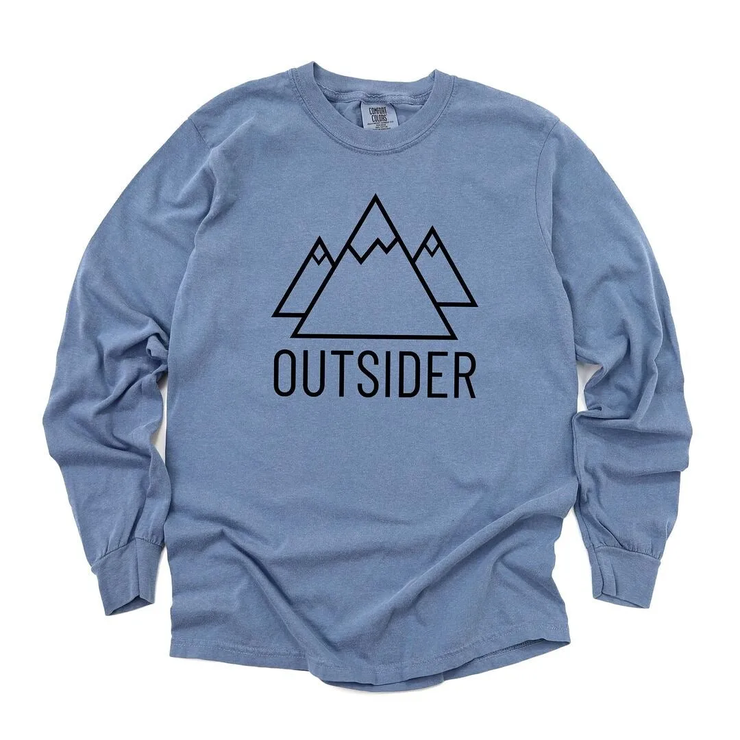 Outsider Mountains Garment Dyed Long Sleeve sold by Zulily product image thumbnail 4