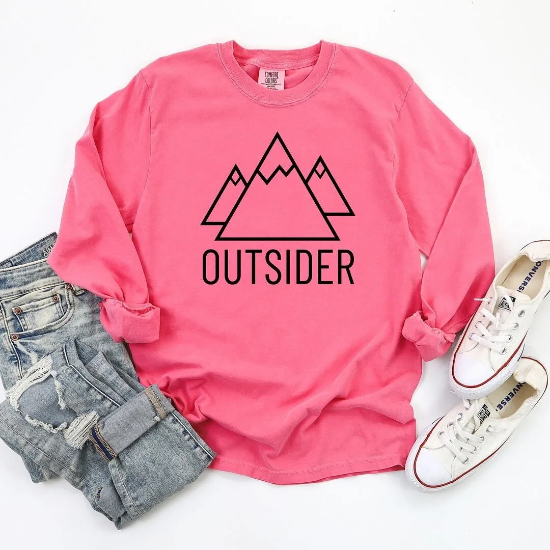 Outsider Mountains Garment Dyed Long Sleeve sold by Zulily product image thumbnail 3