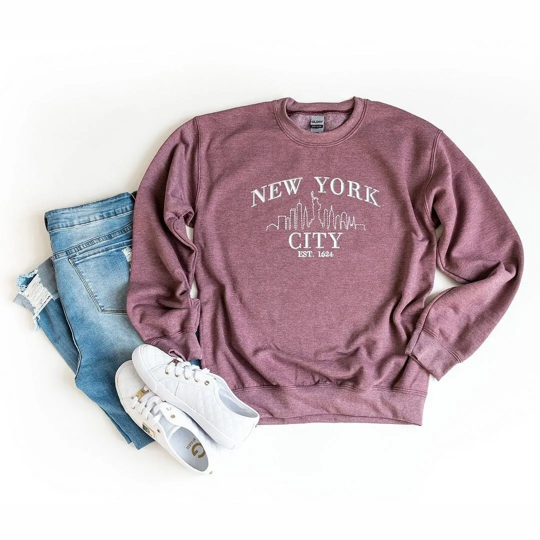 Embroidered New York City Graphic Sweatshirt sold by Zulily product image thumbnail 5