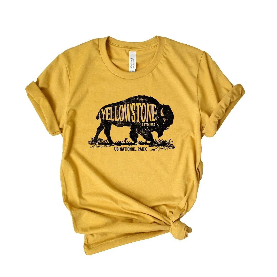 Yellowstone Bison Short Sleeve Crewnneck Tee sold by Zulily product image thumbnail 5