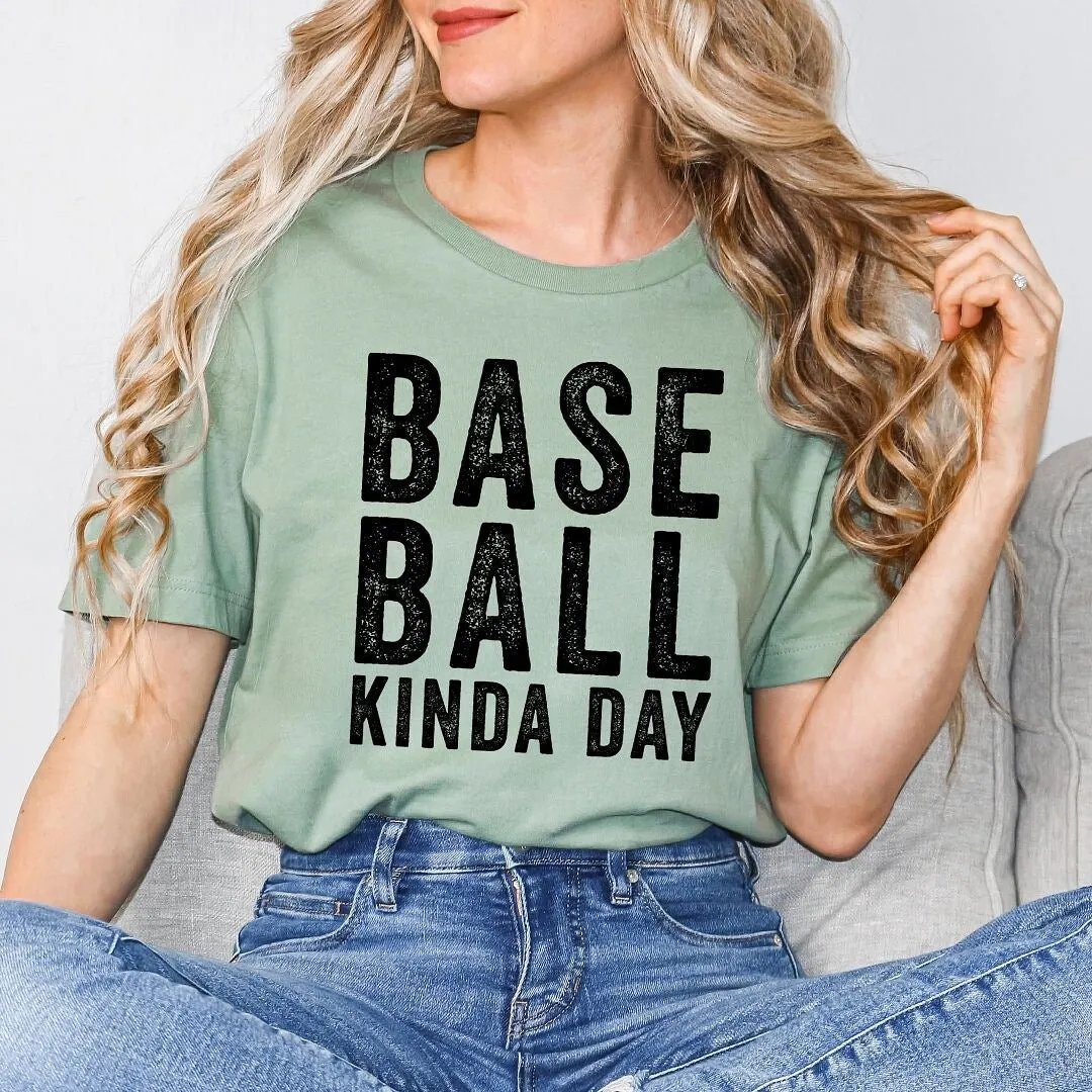 Baseball Kinda Day Short Sleeve Crewnneck Tee sold by Zulily product image thumbnail 2