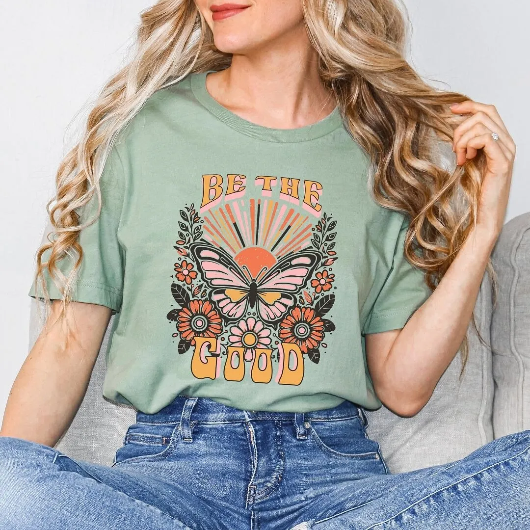 Be The Good Retro Short Sleeve Crewnneck Tee sold by Zulily product image thumbnail 3