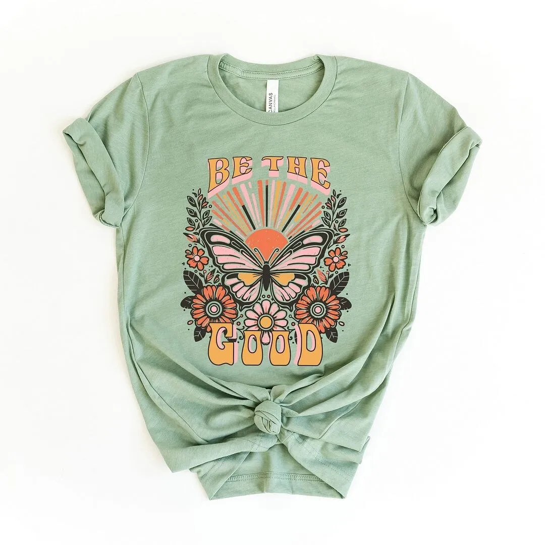 Be The Good Retro Short Sleeve Crewnneck Tee sold by Zulily product image thumbnail 4