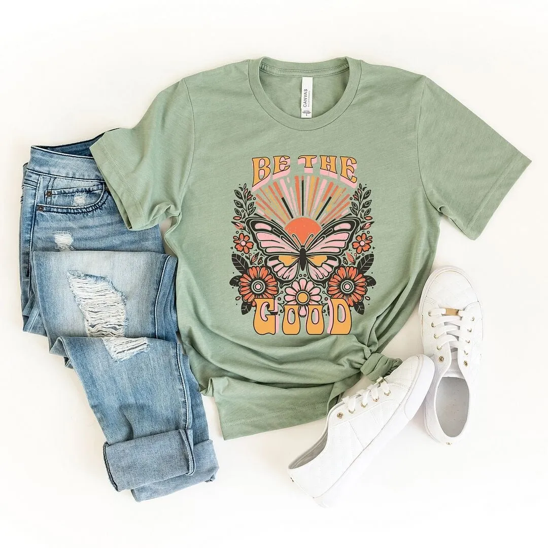 Be The Good Retro Short Sleeve Crewnneck Tee sold by Zulily product image thumbnail 5