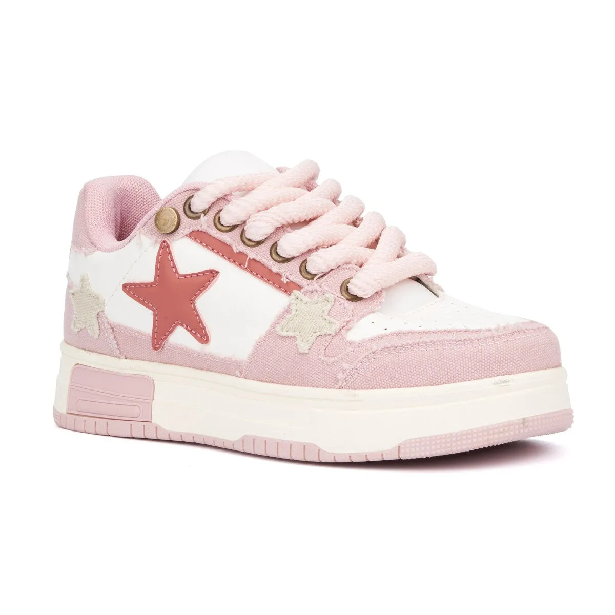 Olivia Miller Women's Stars Low Top Sneakers sold by Zulily