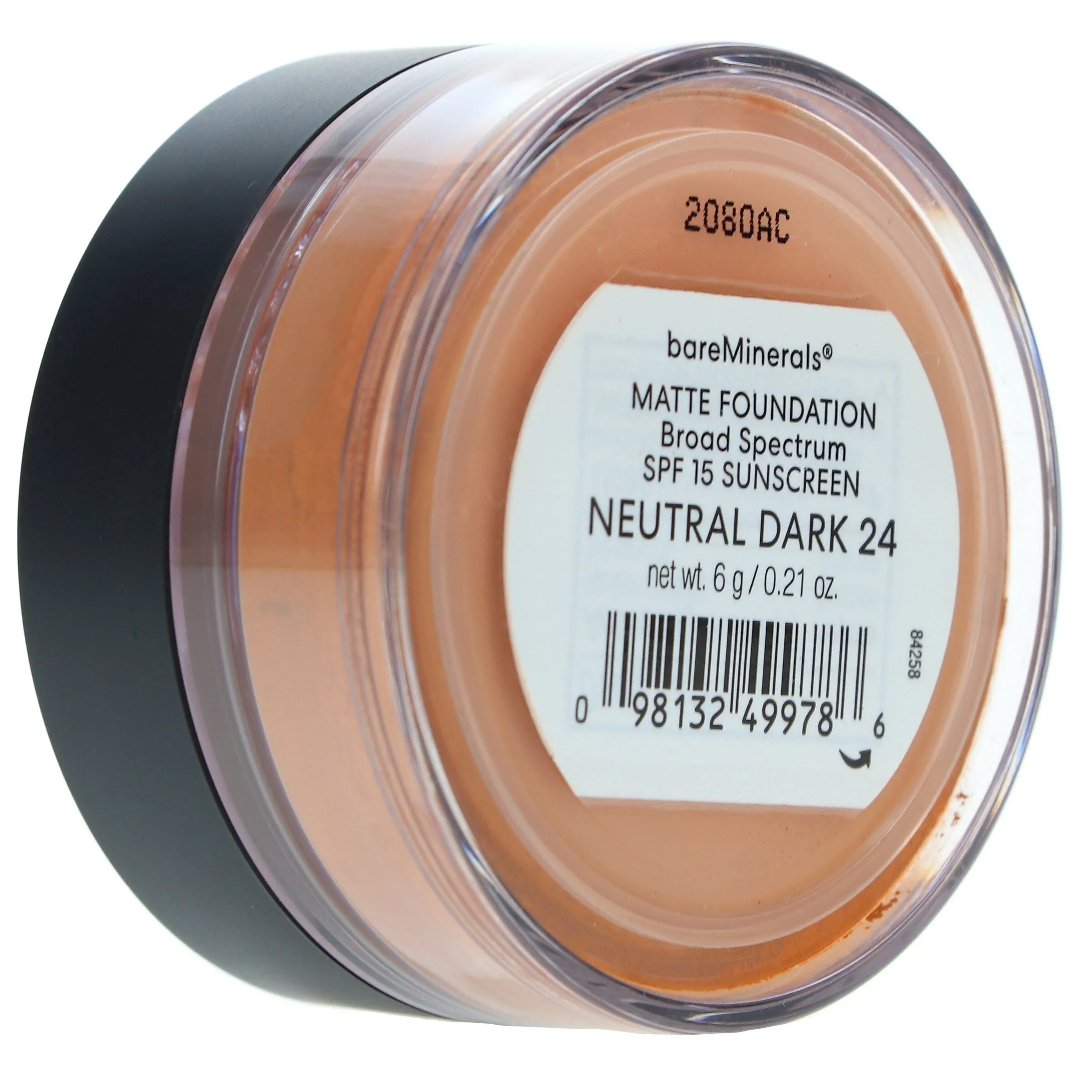 bareMinerals Loose Powder Matte Foundation Broad Spectrum SPF 15 Neutral Dark 24 0.21 oz sold by Zulily product image thumbnail 4