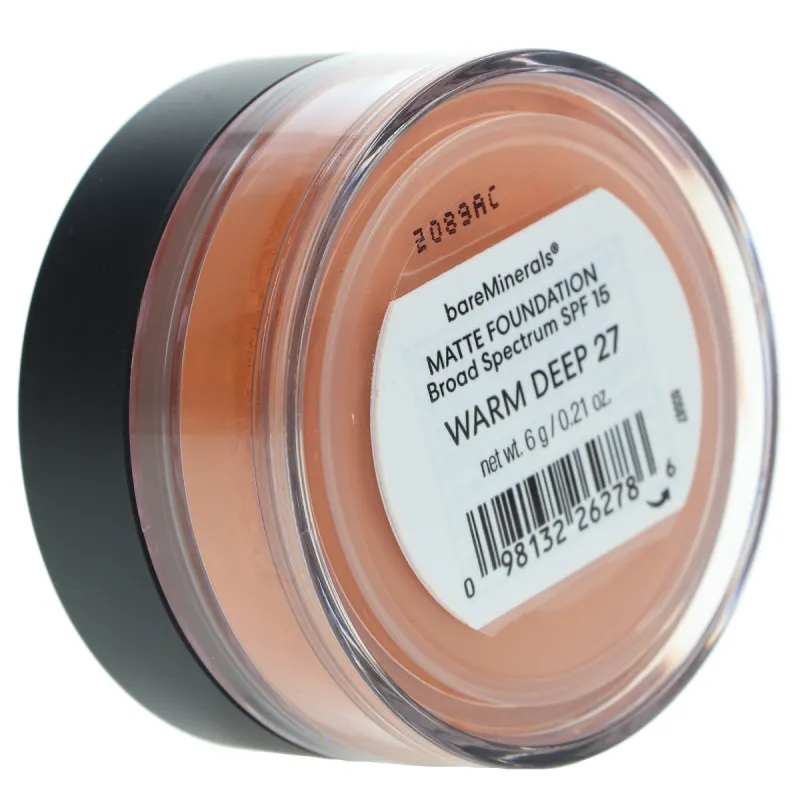 bareMinerals Loose Powder Matte Foundation Broad Spectrum SPF 15 Warm Deep 27 0.21 oz sold by Zulily