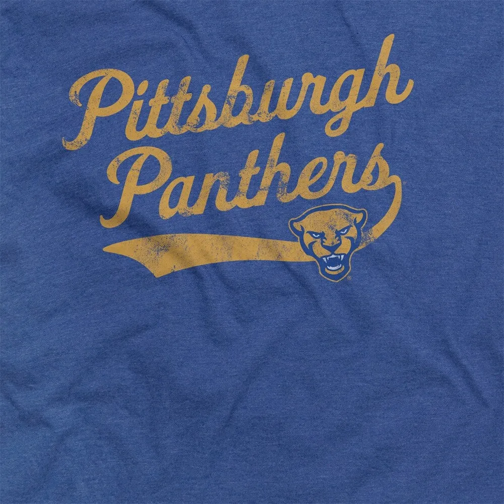 University Of Pittsburgh Spirit Collection Sabre Unisex Adult Heathered Premium T Shirt,Royal Blue sold by Zulily
